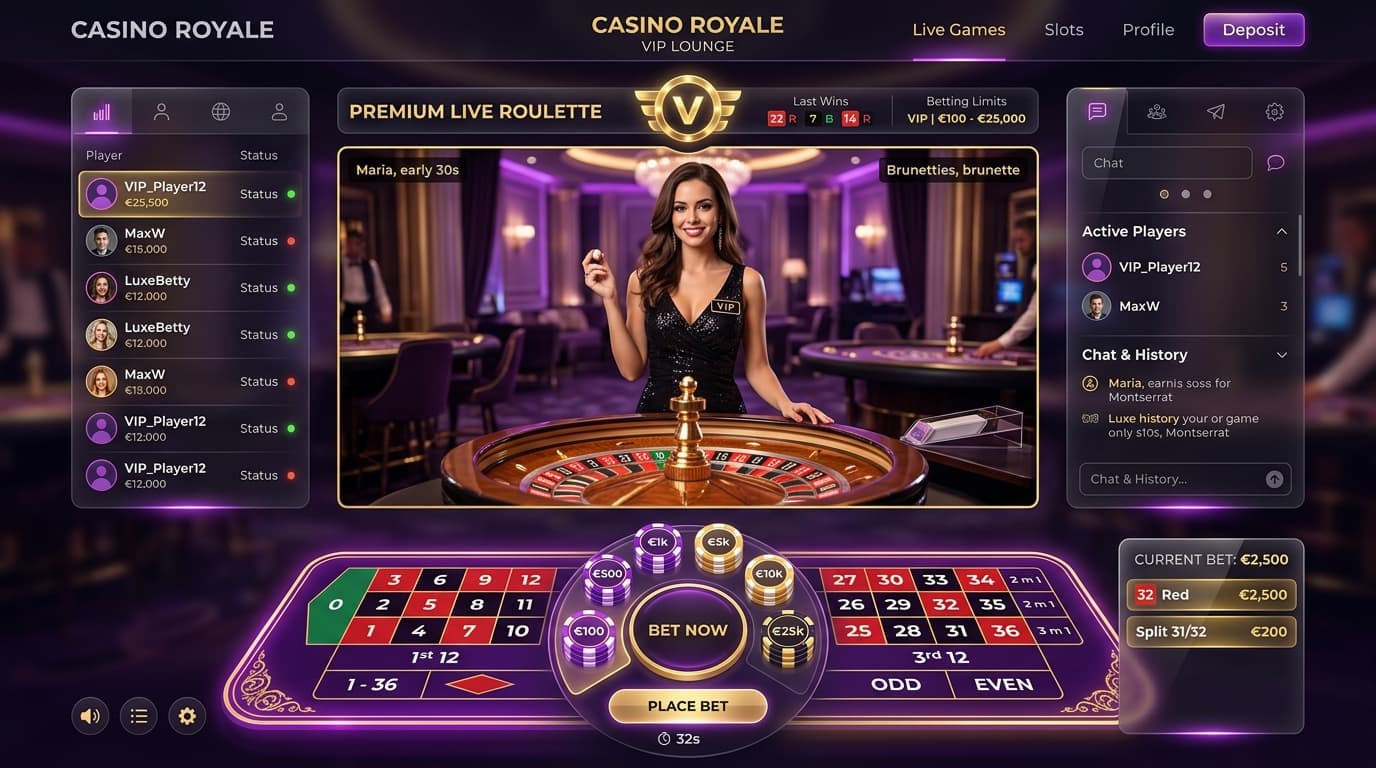 Golden Royale VIP Roulette